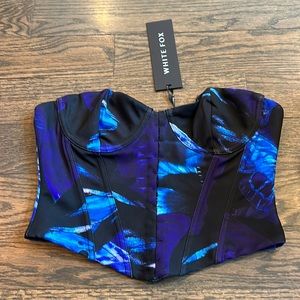 NWT White Fox Boutique Can’t Stop Dreamin’ Bustier